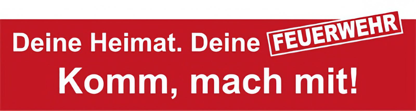 Mach mit bei der Feuerwehr!