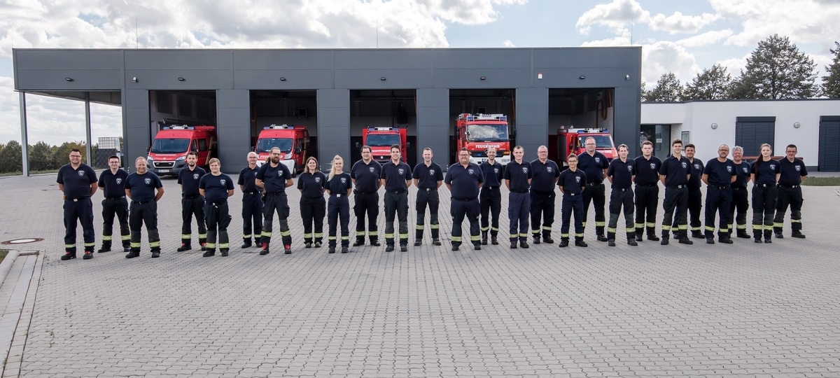 Einsatzkräfte der Freiwilligen Feuerwehr