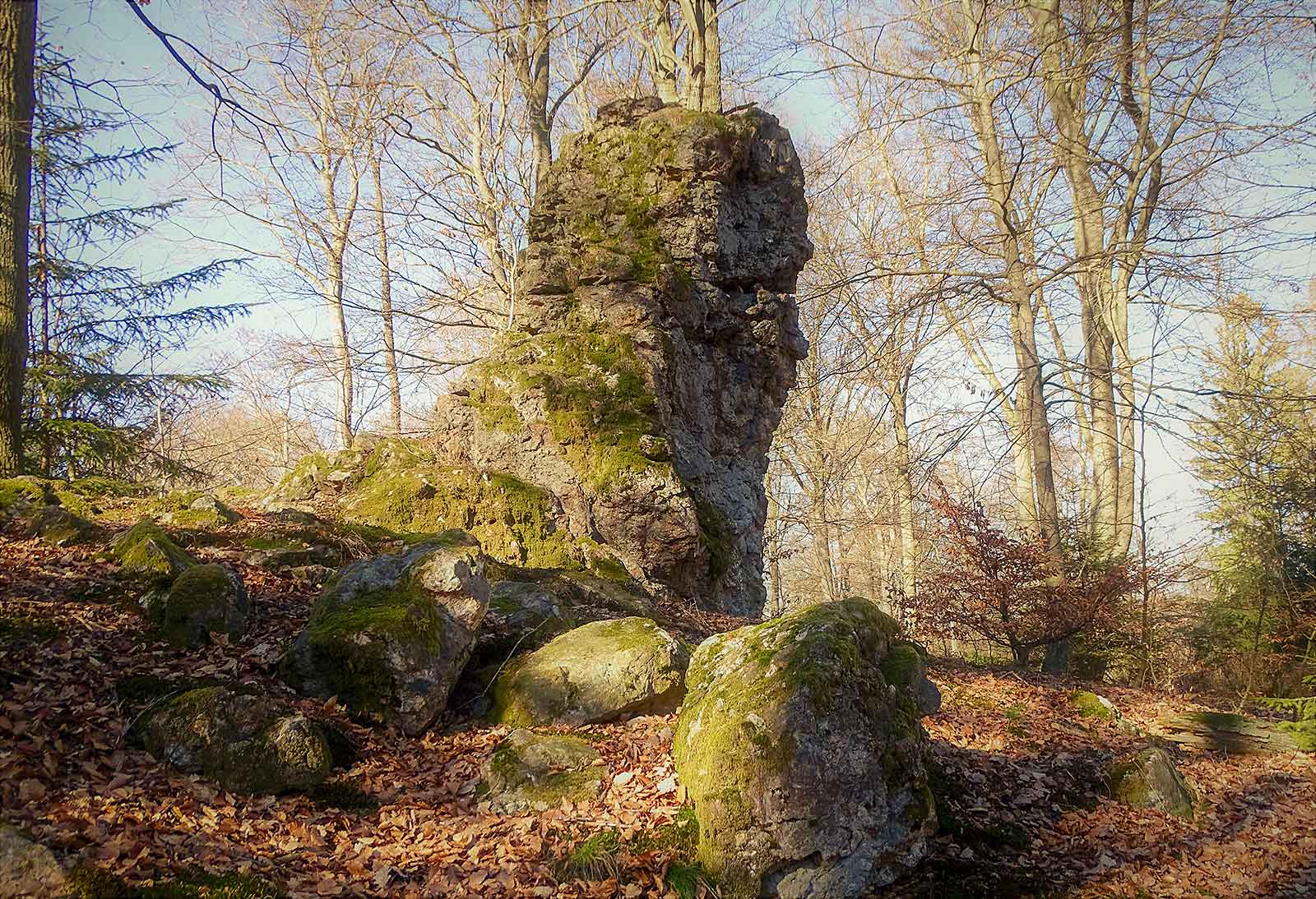 Stangenstein, die Teufelstreppe